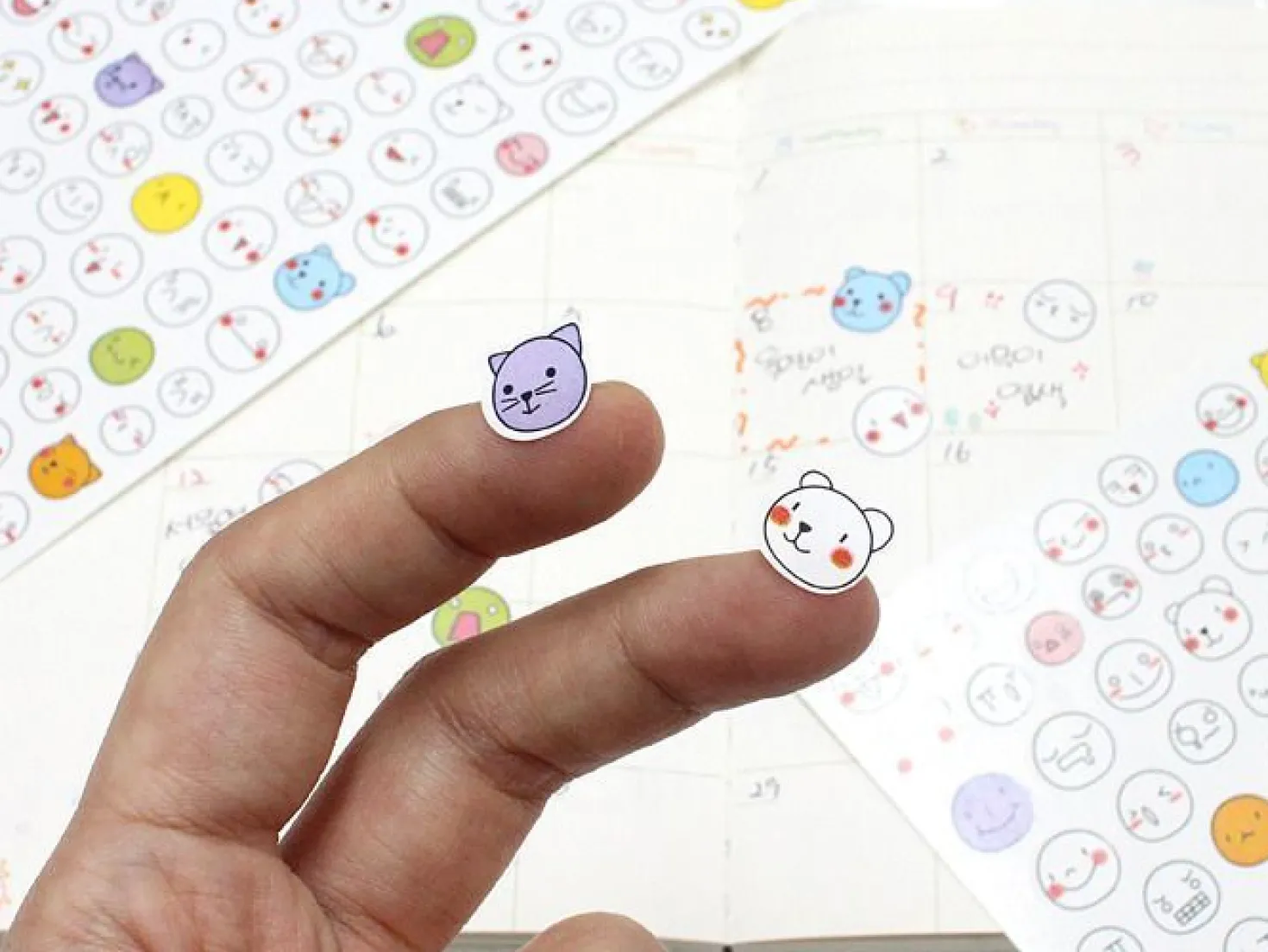 Face Emoji Sticker Set v1