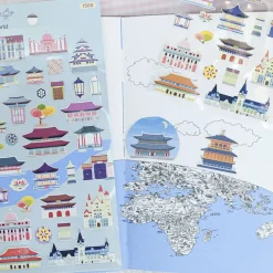 Famous Landmark Paper Sticker