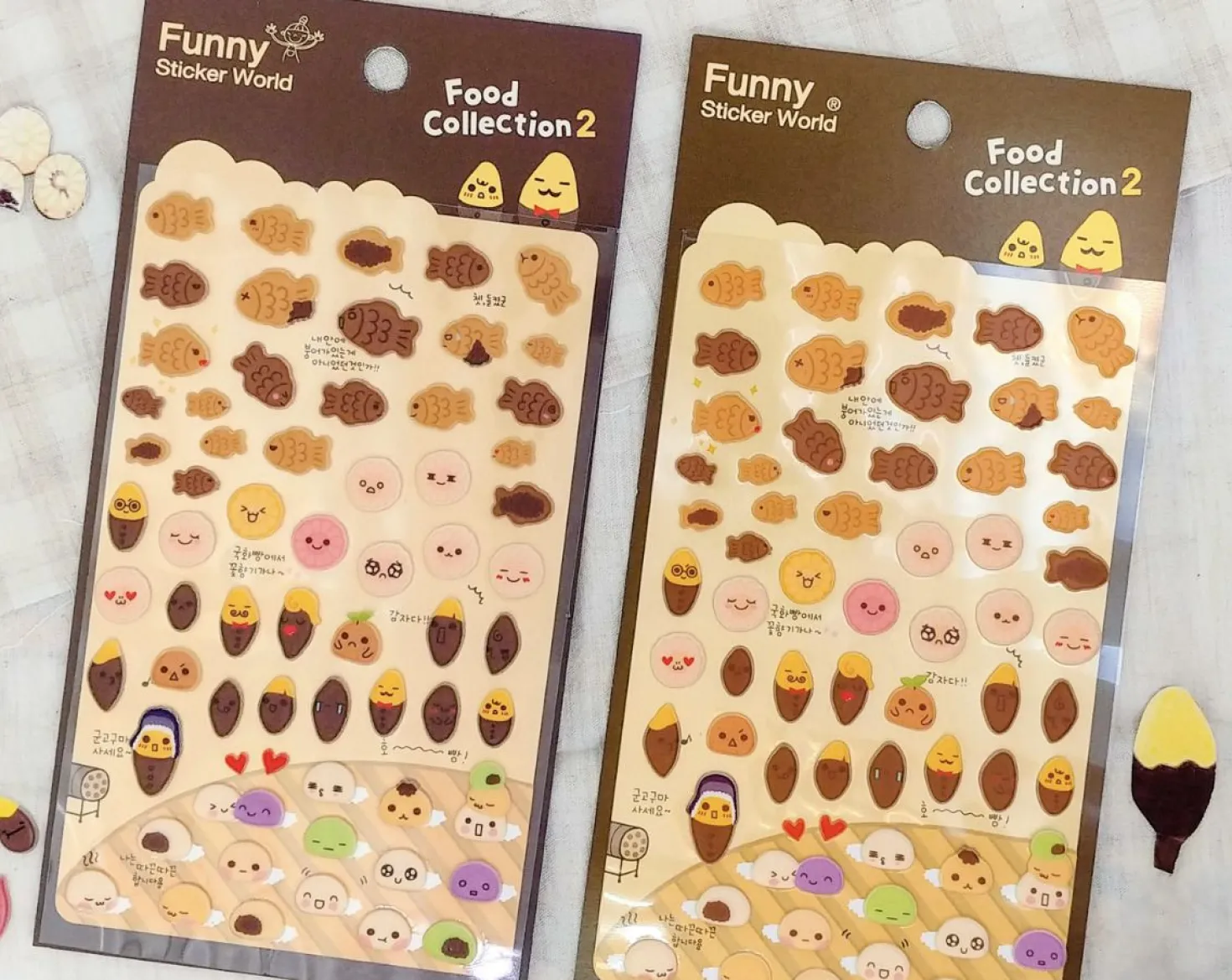 Fish Shaped Bread Puffy Sticker