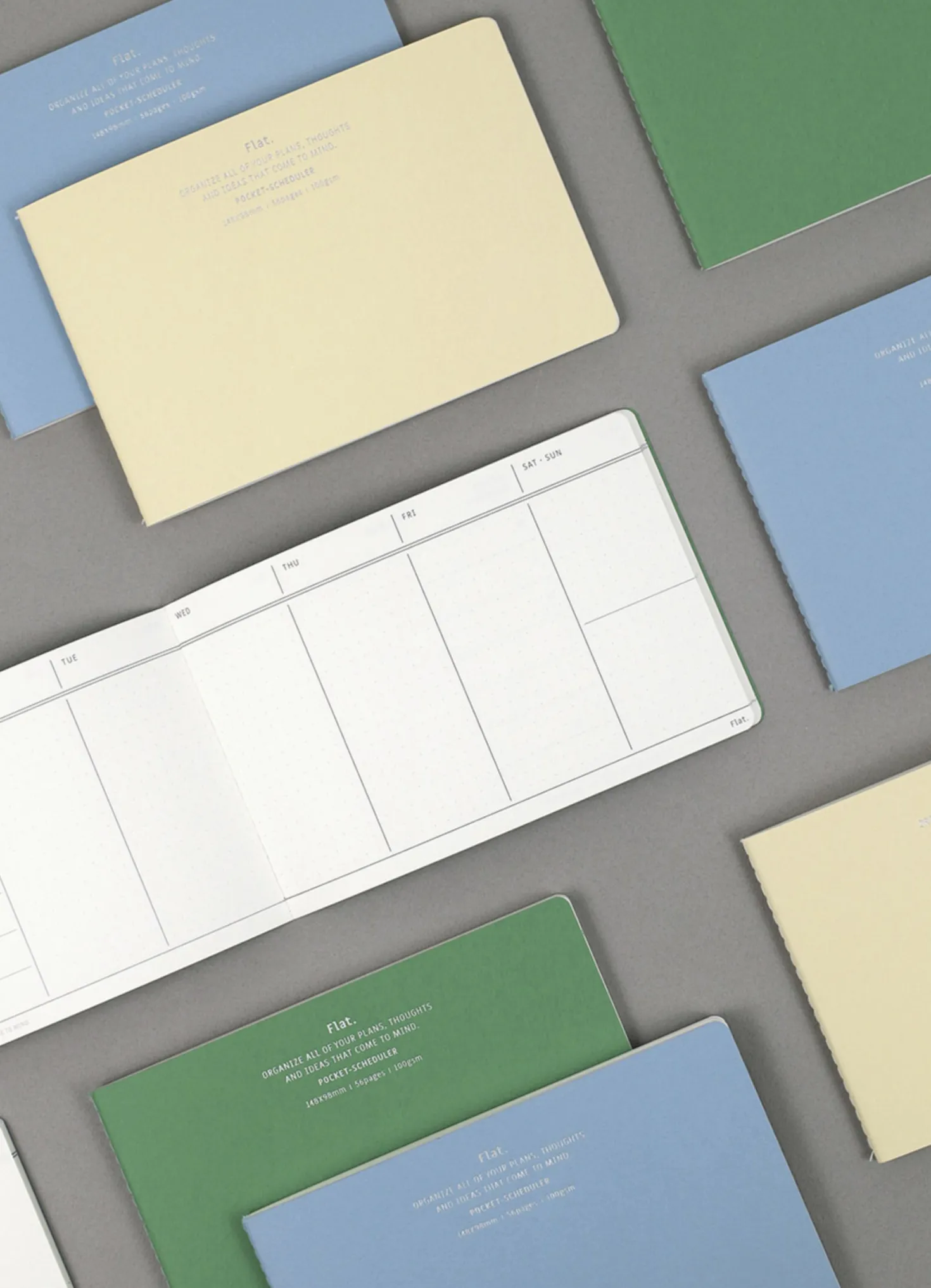 Flat Semi Year Weekly Pocket Scheduler