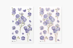 Flax Pressed Flower Sticker