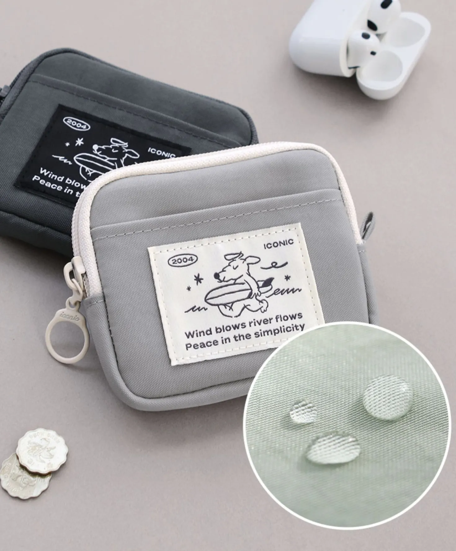 Floby Puppy Card Zip Pouch