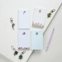 Flower Acrylic Key Ring