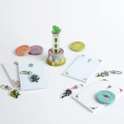 Flower Acrylic Key Ring