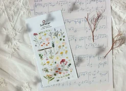 Flower Letter Deco Sticker