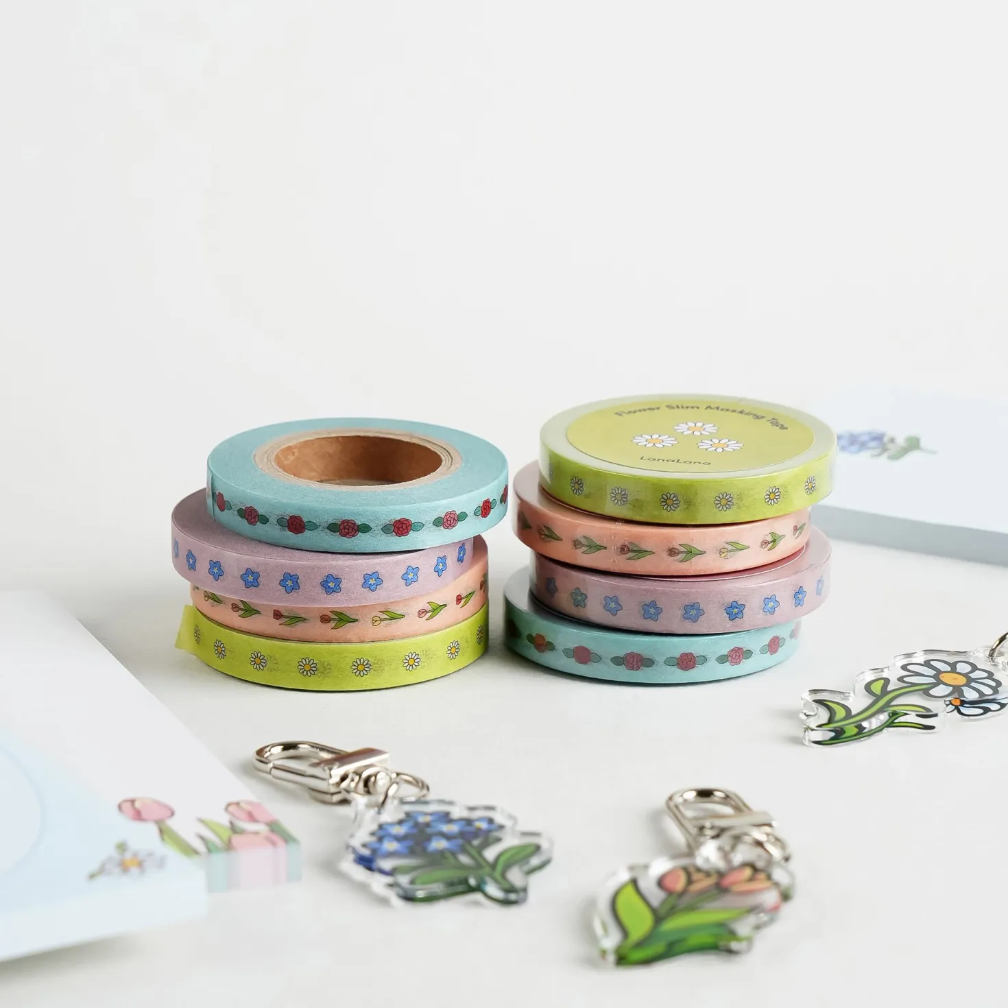 Flower Slim Masking Tape