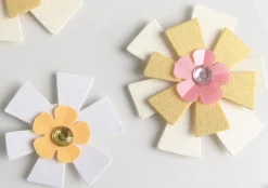 Flower Themed 3D Deco Sticker v1