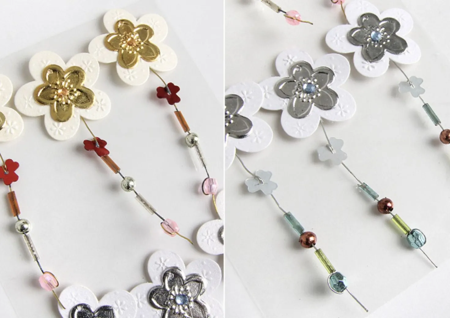 Flower Themed 3D Deco Sticker v1