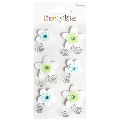 Flower Themed 3D Deco Sticker v1