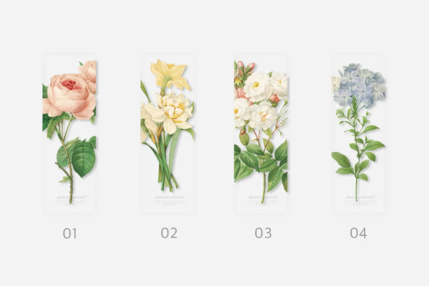 Flower Transparent Bookmark