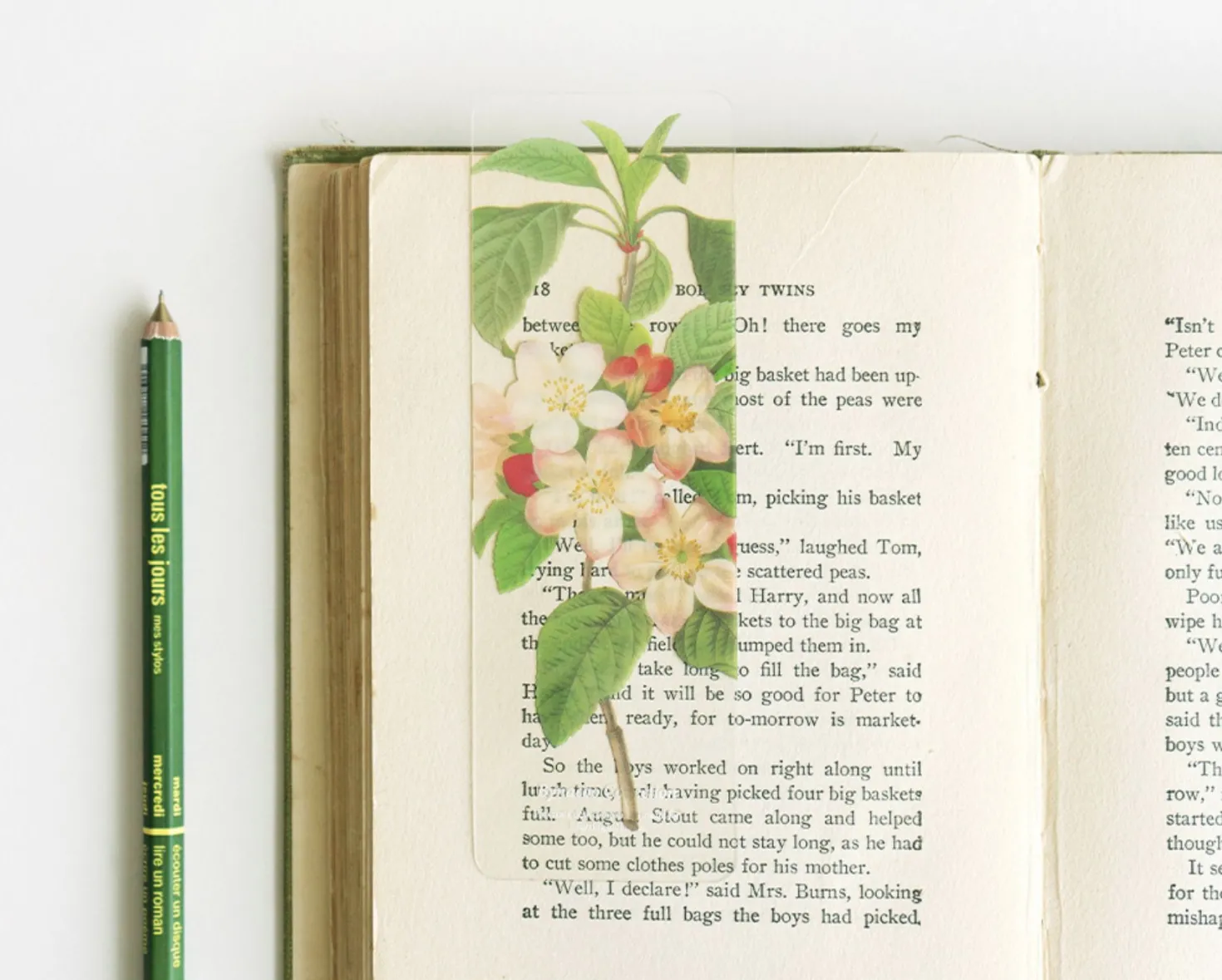 Flower Transparent Bookmark
