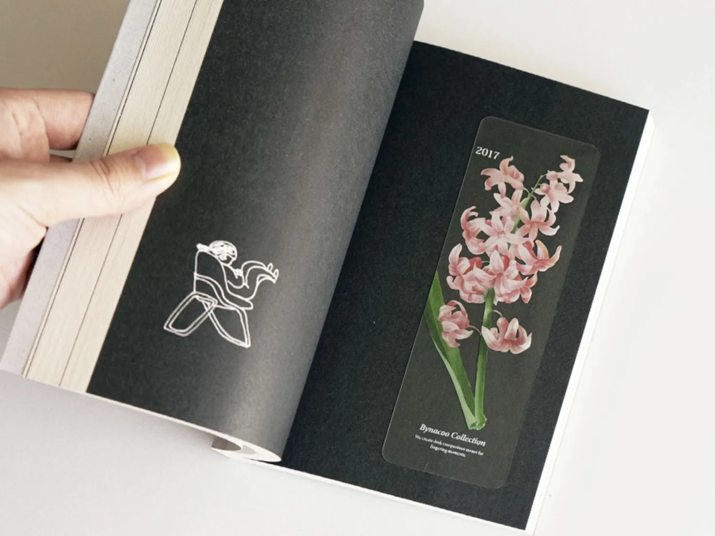 Flower Transparent Bookmark