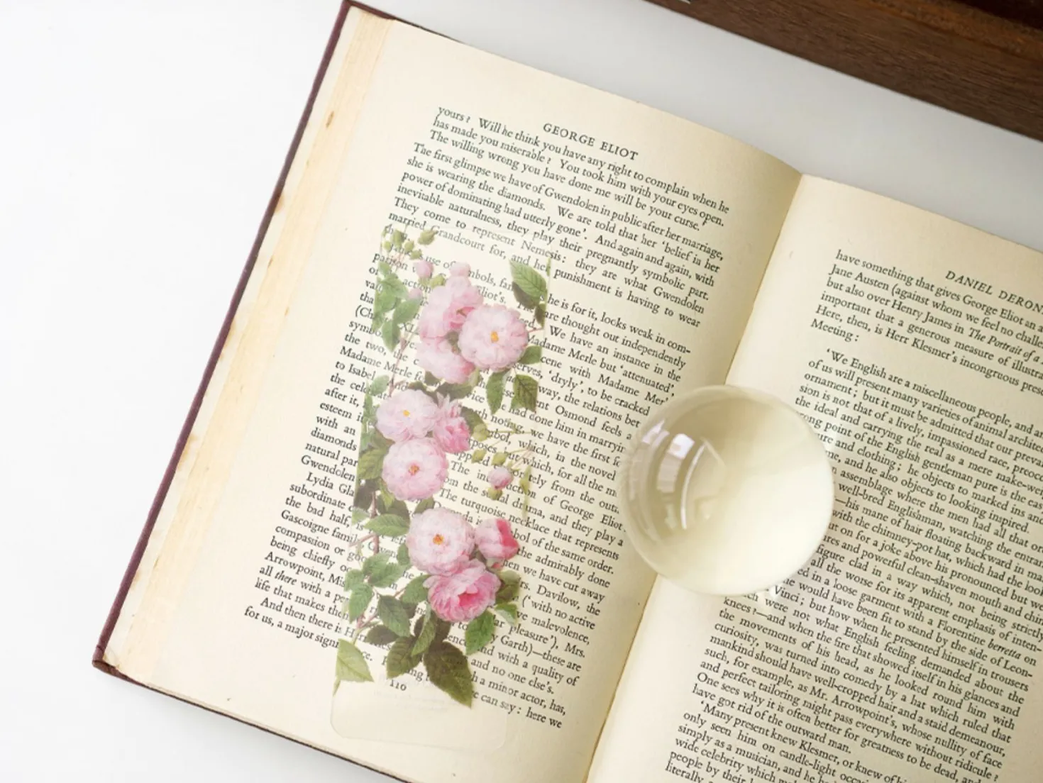 Flower Transparent Bookmark