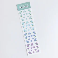 Flower Wave Slim Sticker