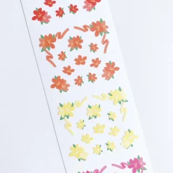 Flower Wave Slim Sticker