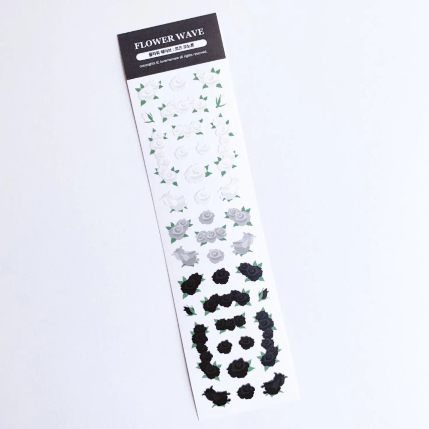 Flower Wave Slim Sticker