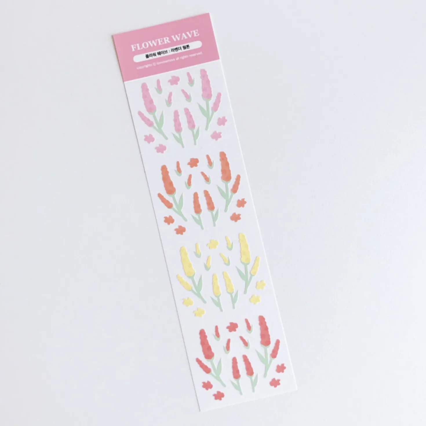 Flower Wave Slim Sticker