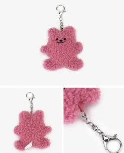 Fluffy Bear Key Ring