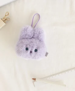 Fluffy Bunny Key Ring