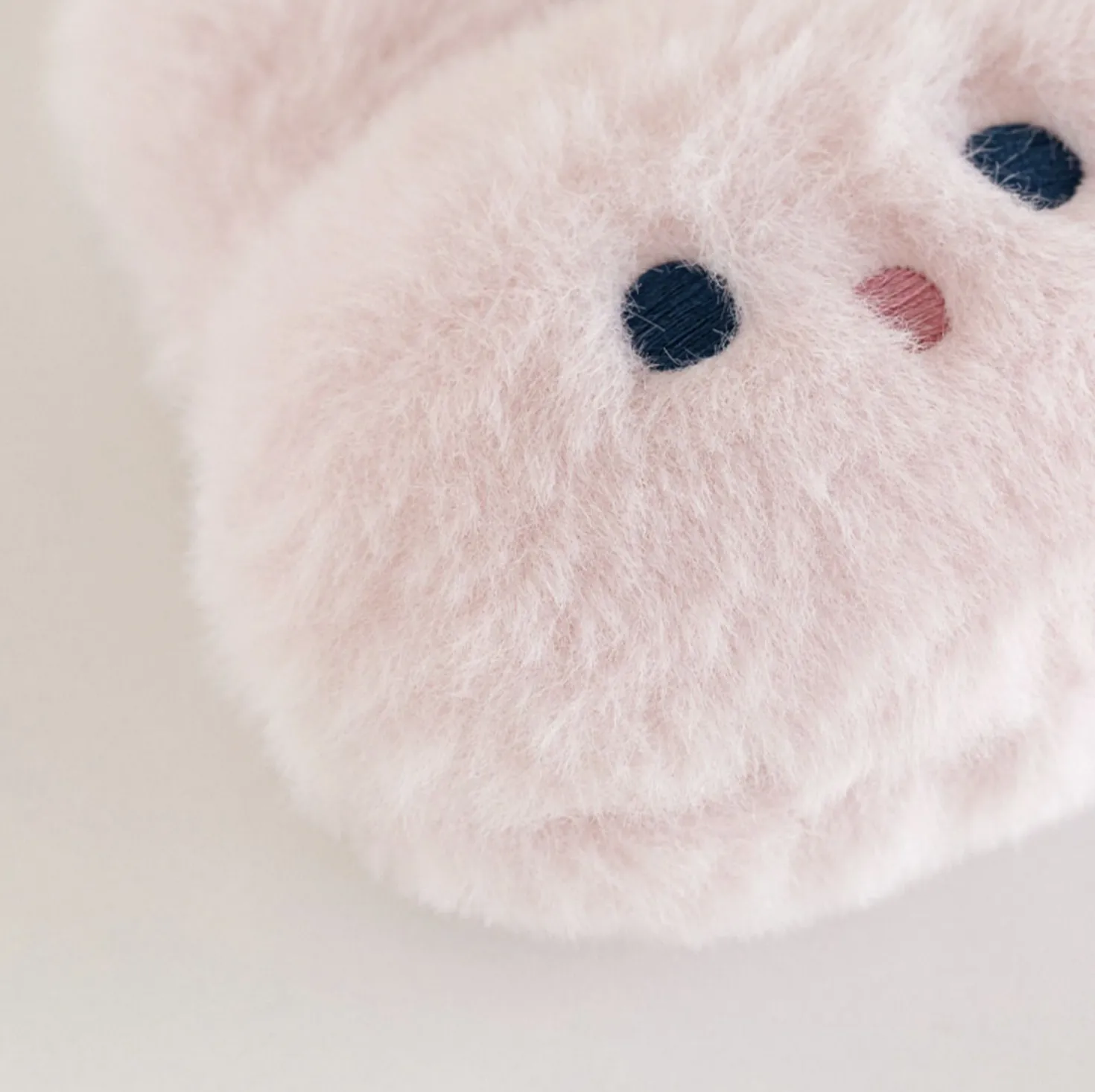 Fluffy Bunny Key Ring