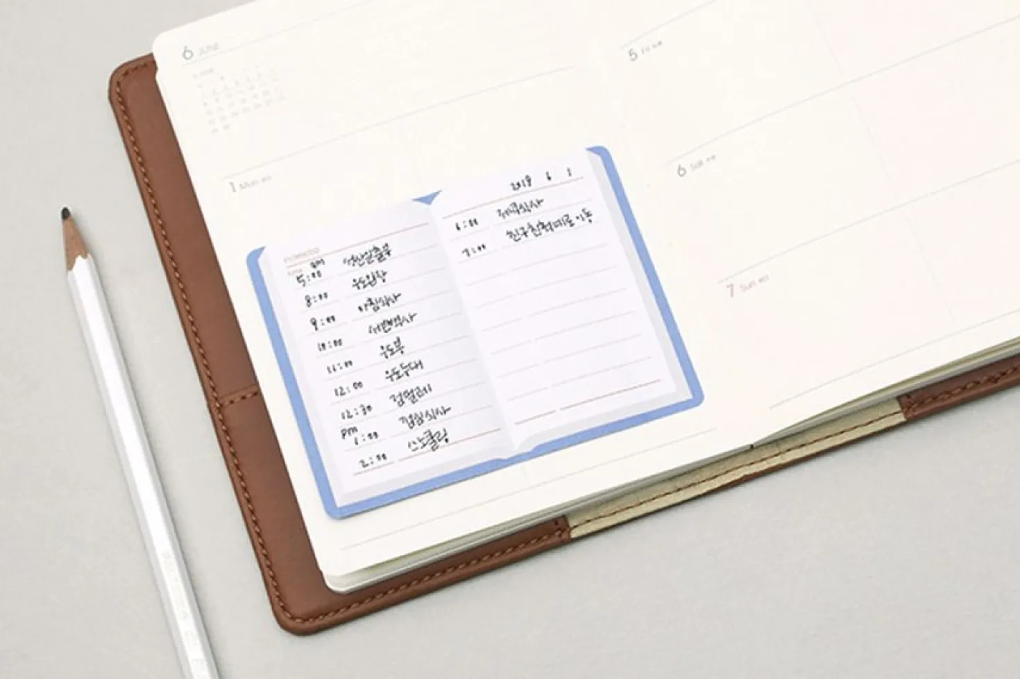 Foldable Book Sticky Note