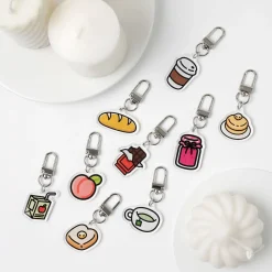 Food Acrylic Key Ring v2