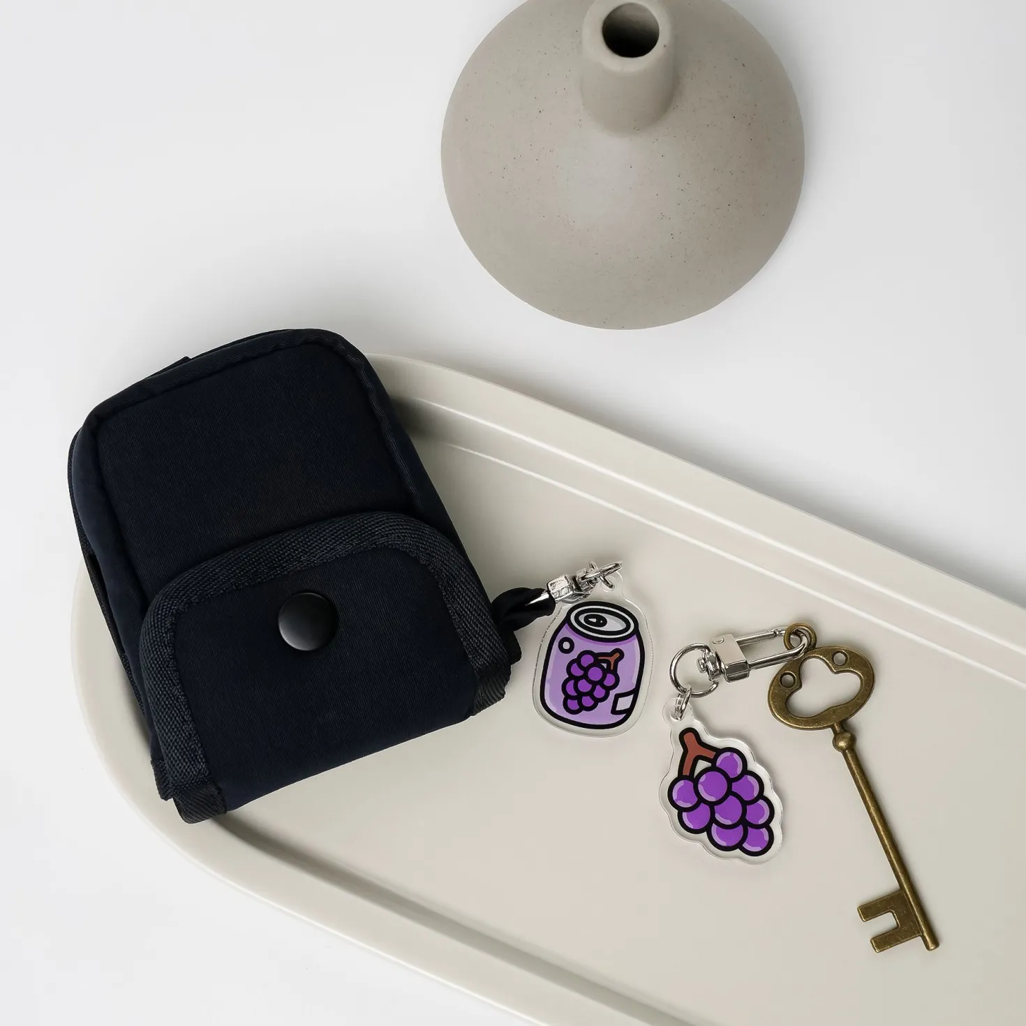 Food Acrylic Key Ring v2