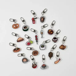 Food Acrylic Key Ring v3