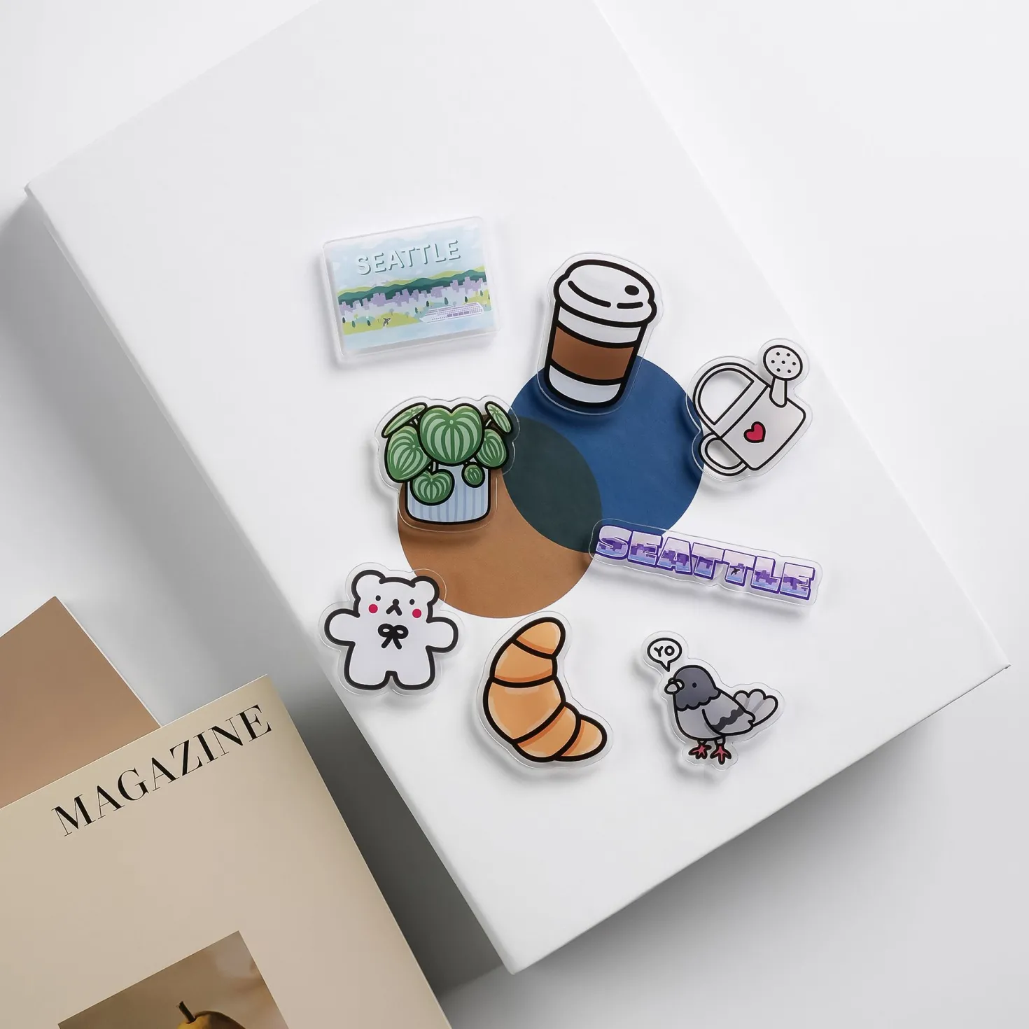 Food Acrylic Magnet