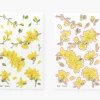 Forsythia Pressed Flower Sticker