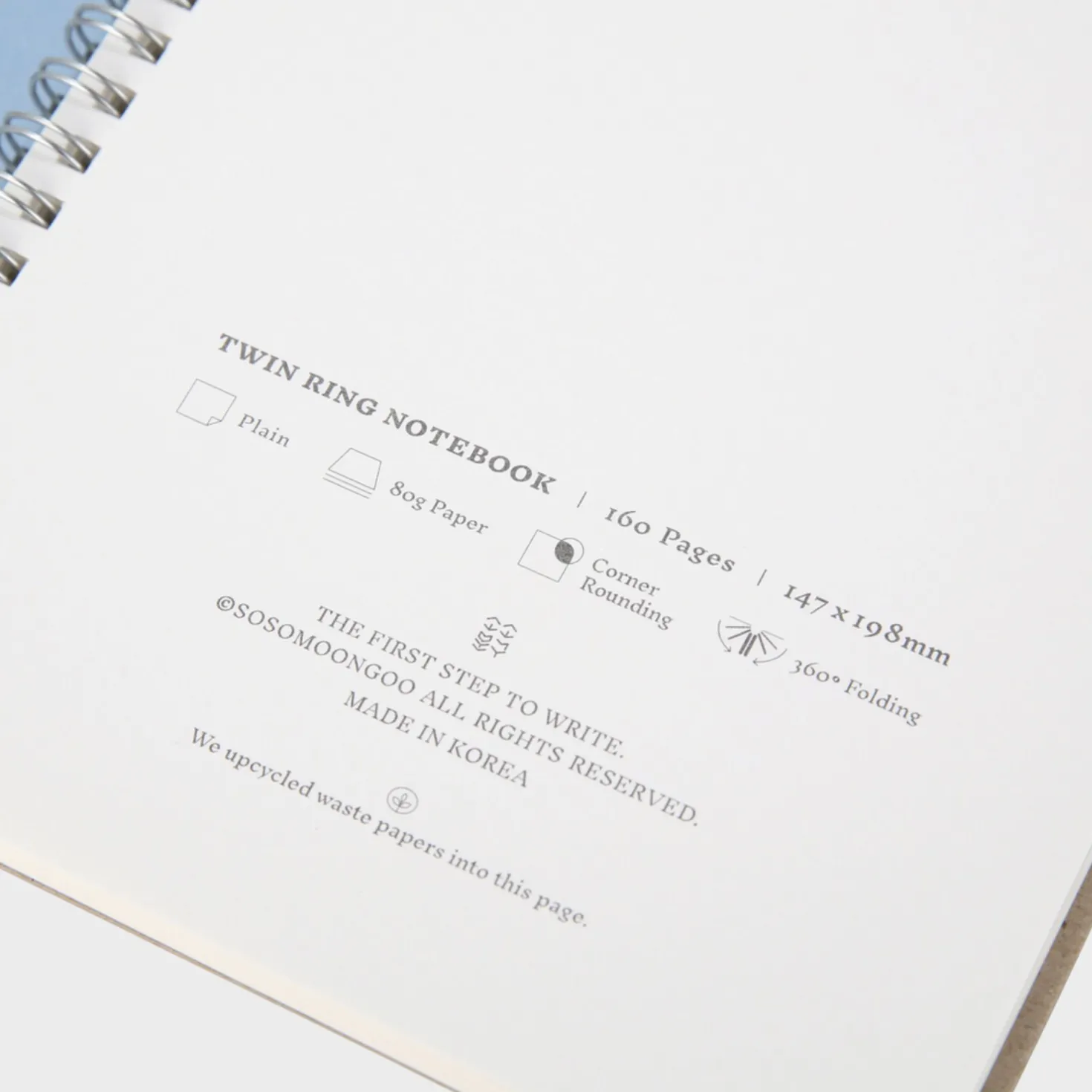 Foundation Upcycled Plain Notebook