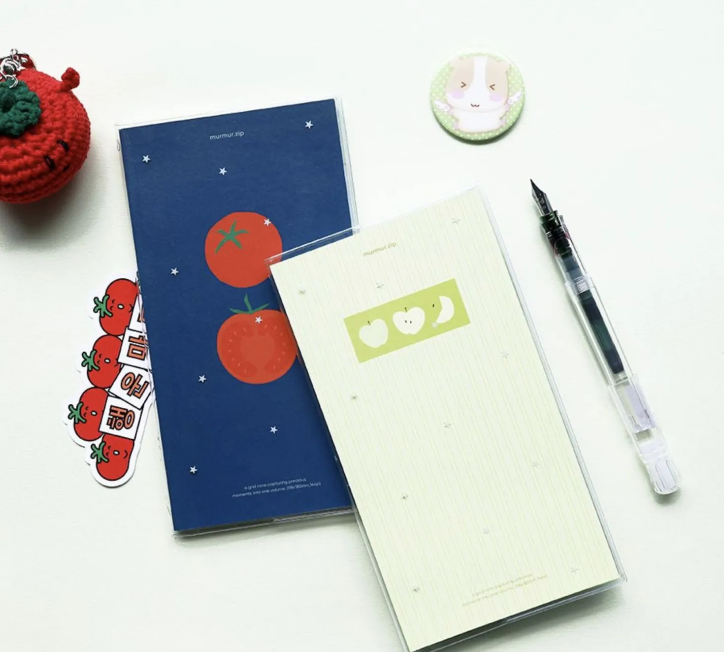 Fountain Friendly Zip Grid Notebook