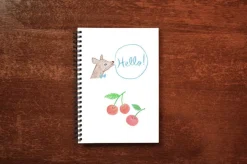 French Blue Drawing Notebook