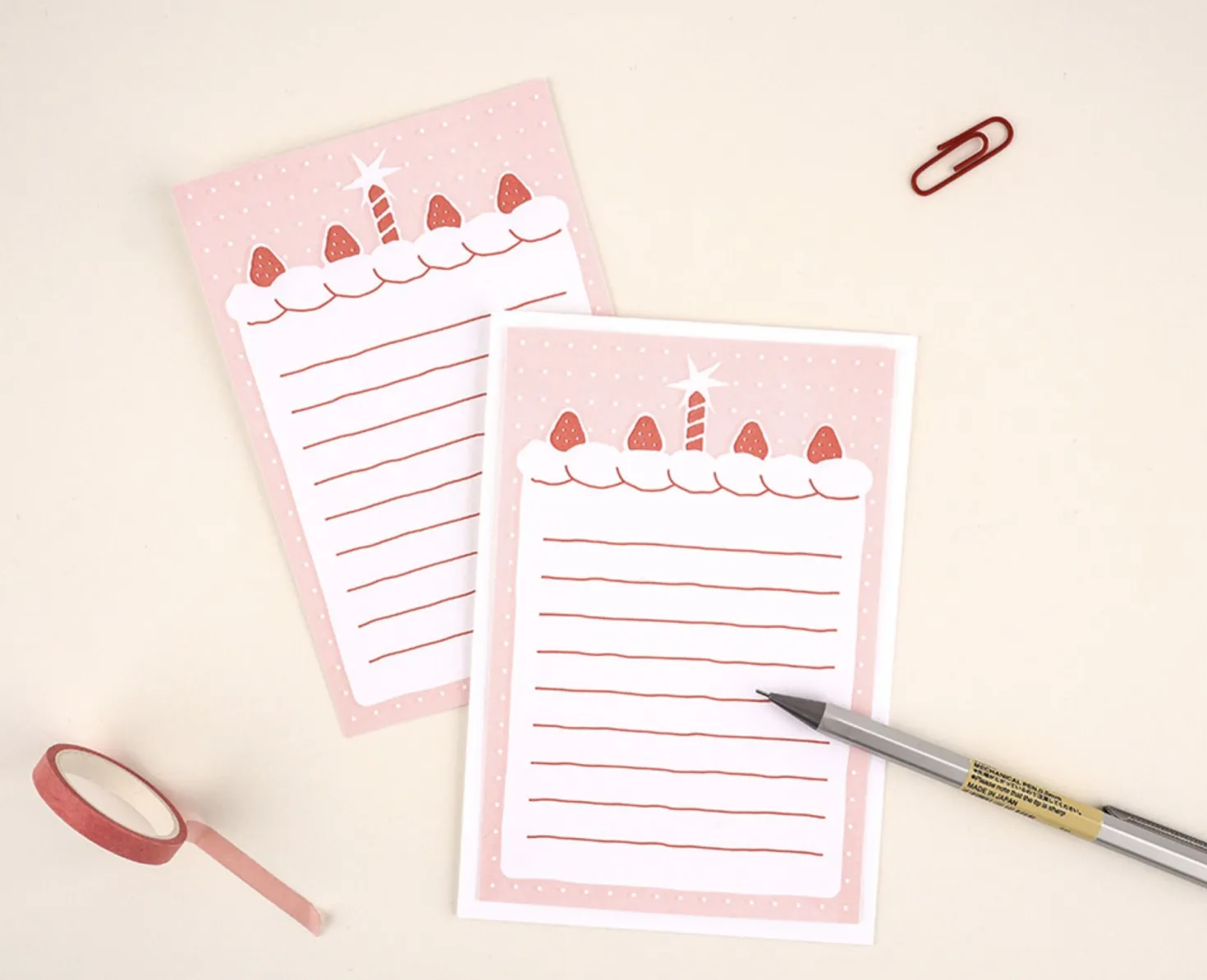 From the Heart Letterpress Message Card