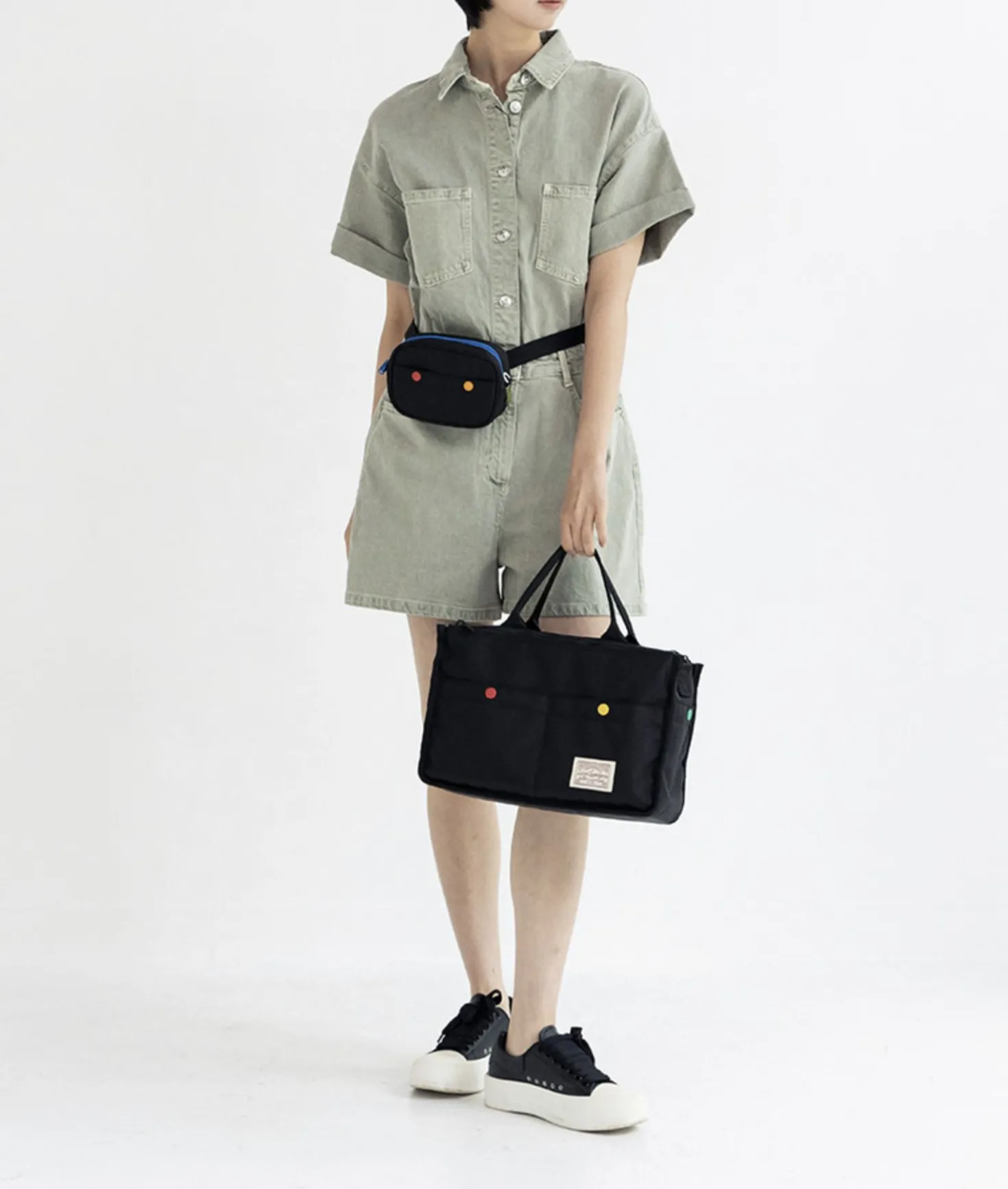 Fun Button Sling Bag