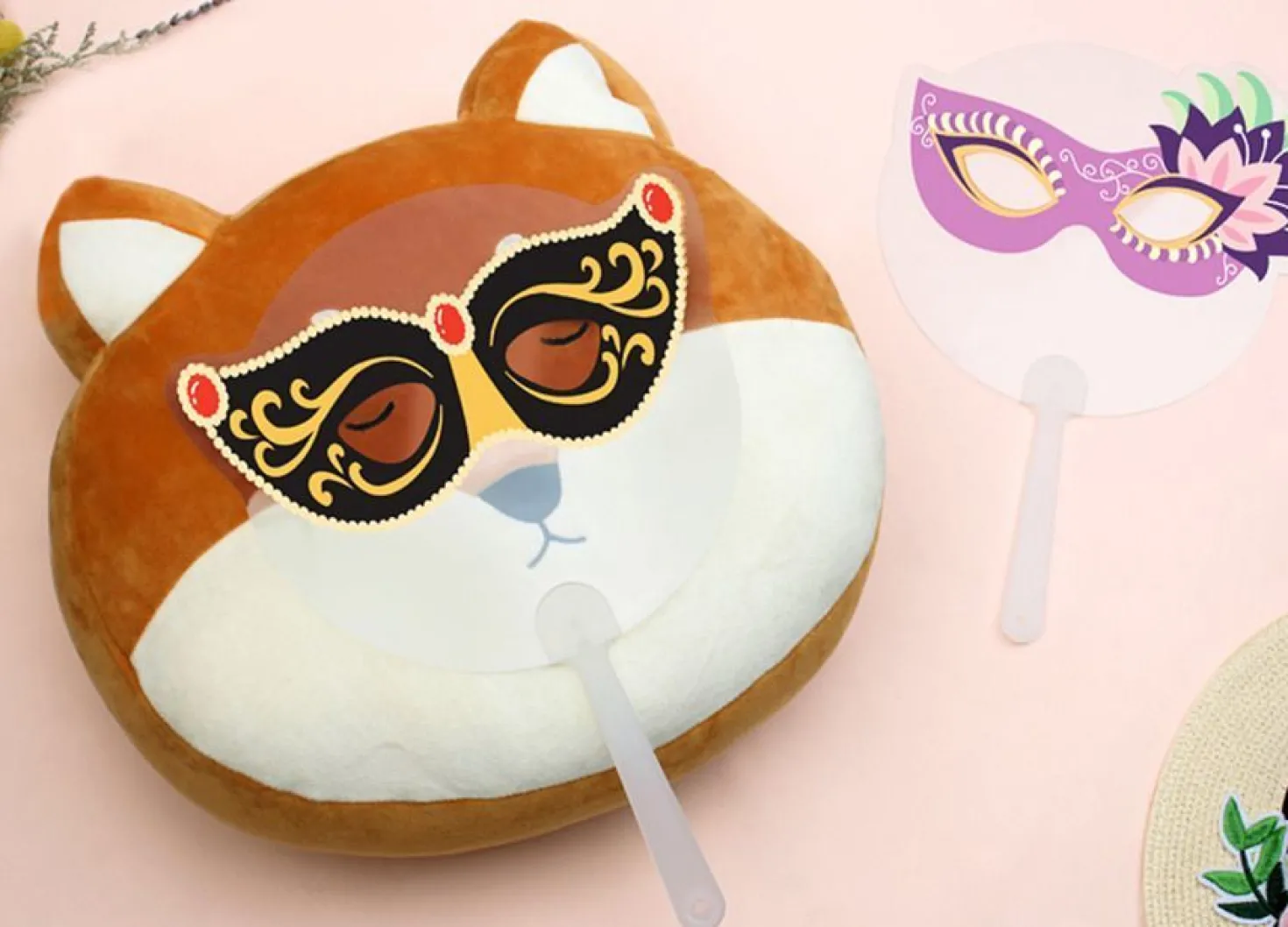 Fun Mask Handy Fan