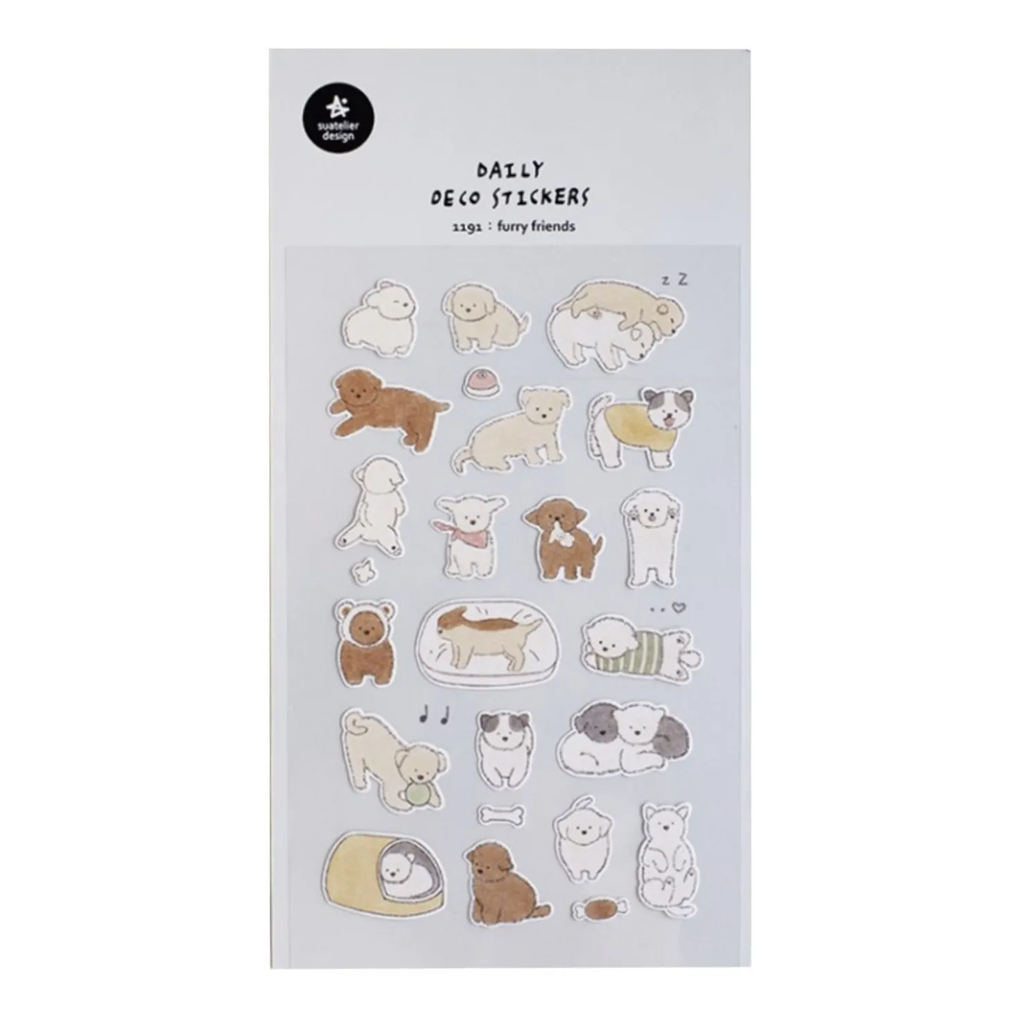 Furry Friends Deco Sticker
