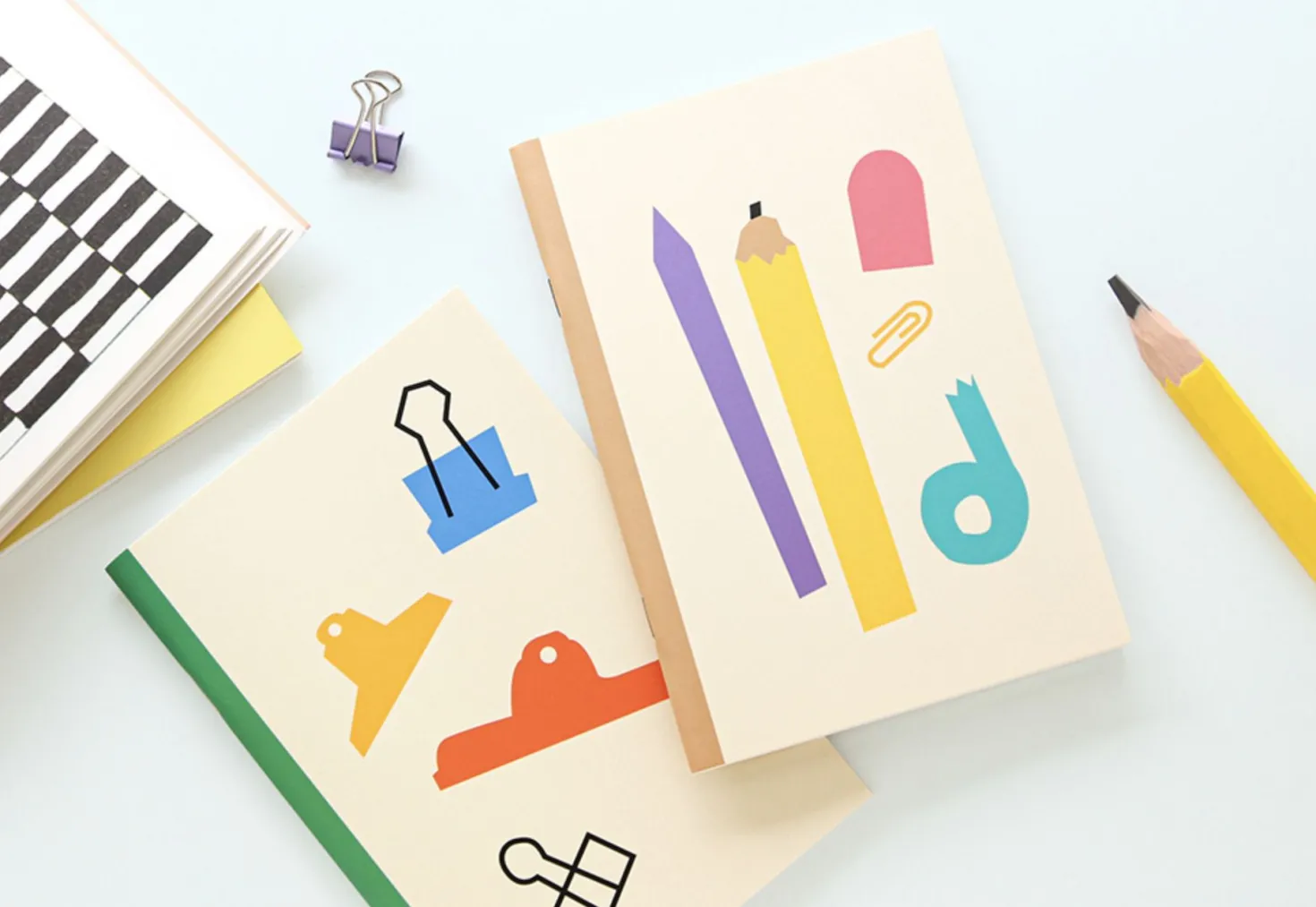 Garden Illustration Plain Notebook