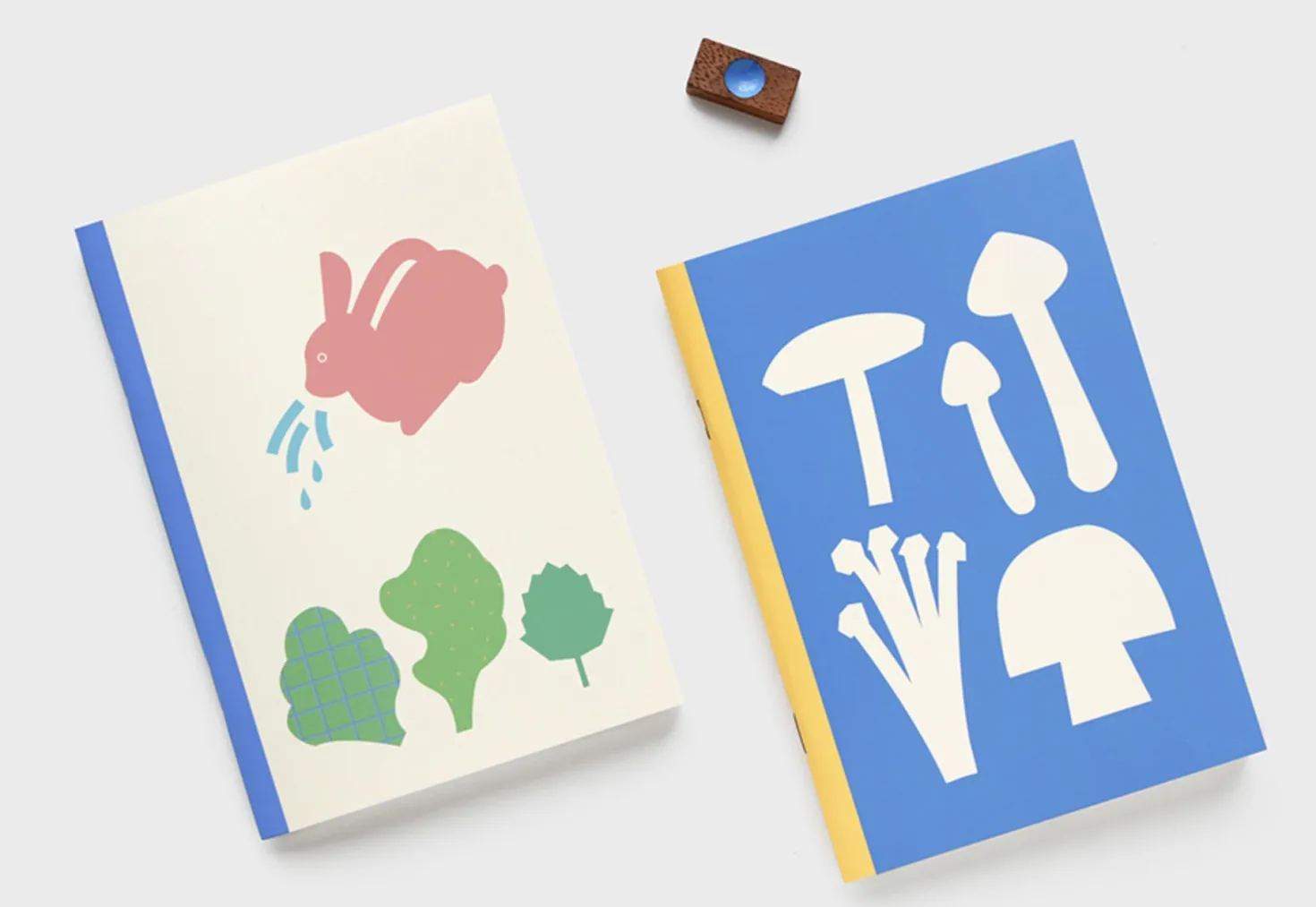Garden Illustration Plain Notebook