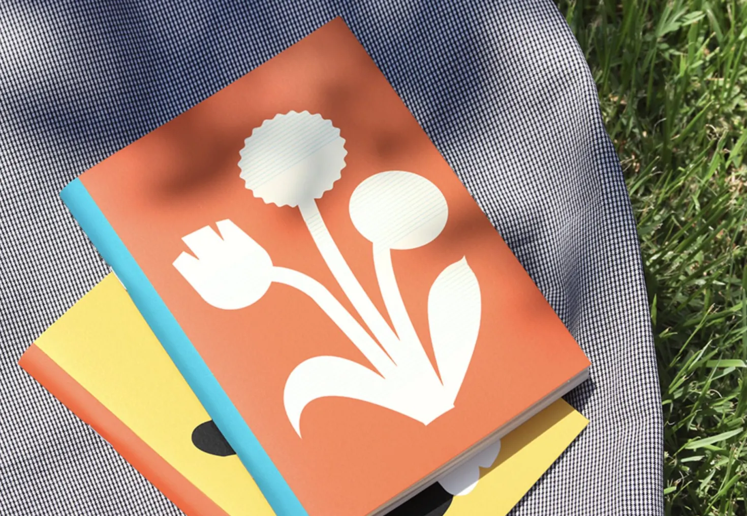 Garden Illustration Plain Notebook