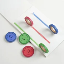 Geometric Shapes Slim Masking Tape