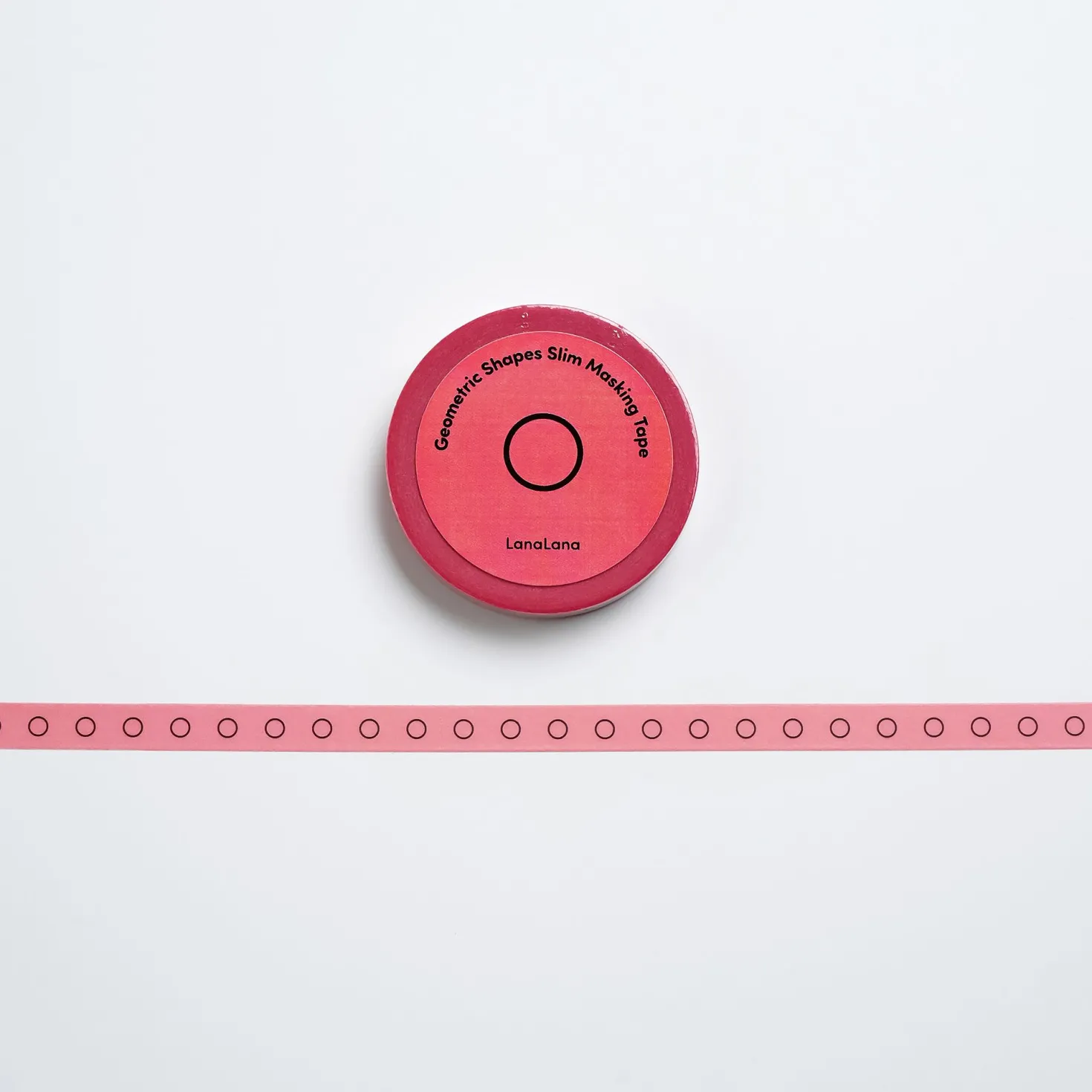 Geometric Shapes Slim Masking Tape