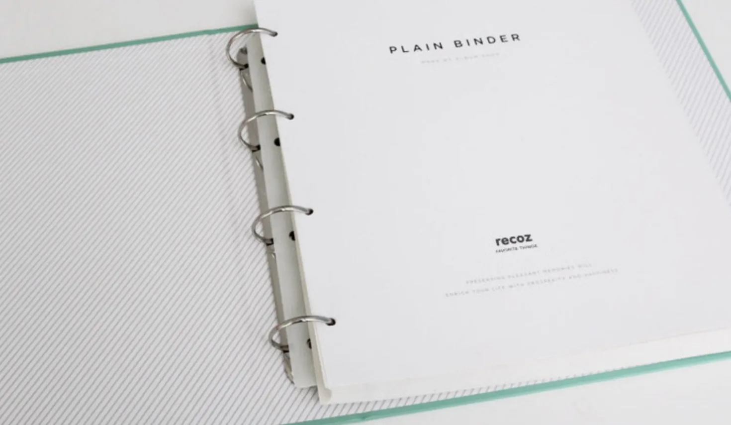 Giant Plain 4 Ring Binder Photo Album