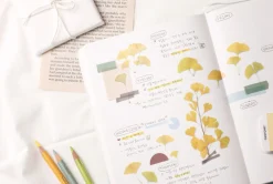Ginkgo Pressed Flower Sticker