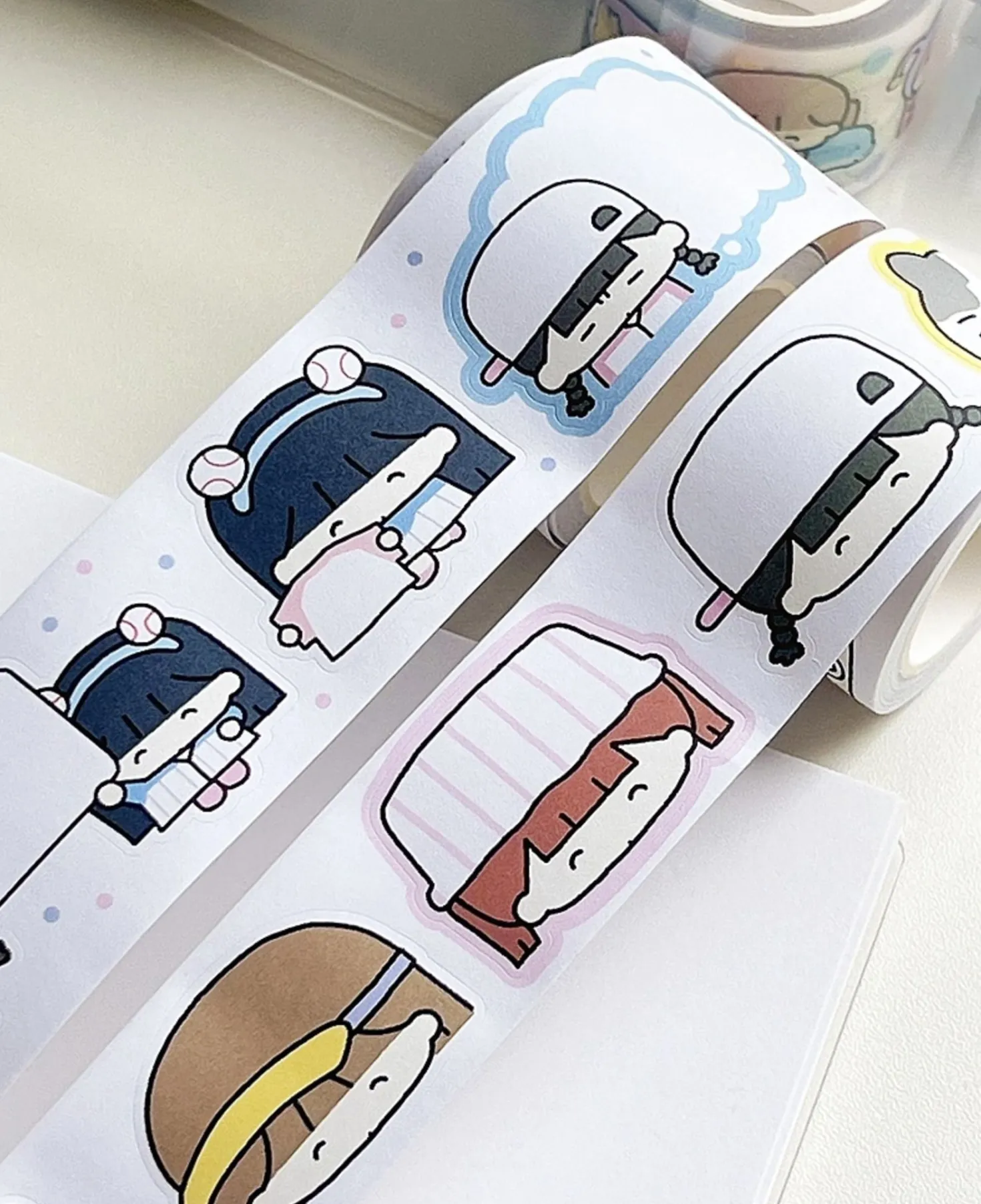 Girl Themed Kiss Cut Sticker Tape v2