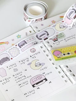 Girl Themed Paper Sticker Roll