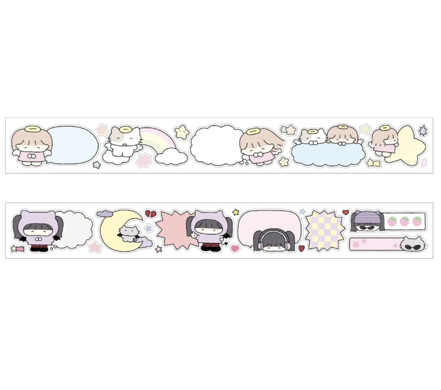 Girl Themed Paper Sticker Roll