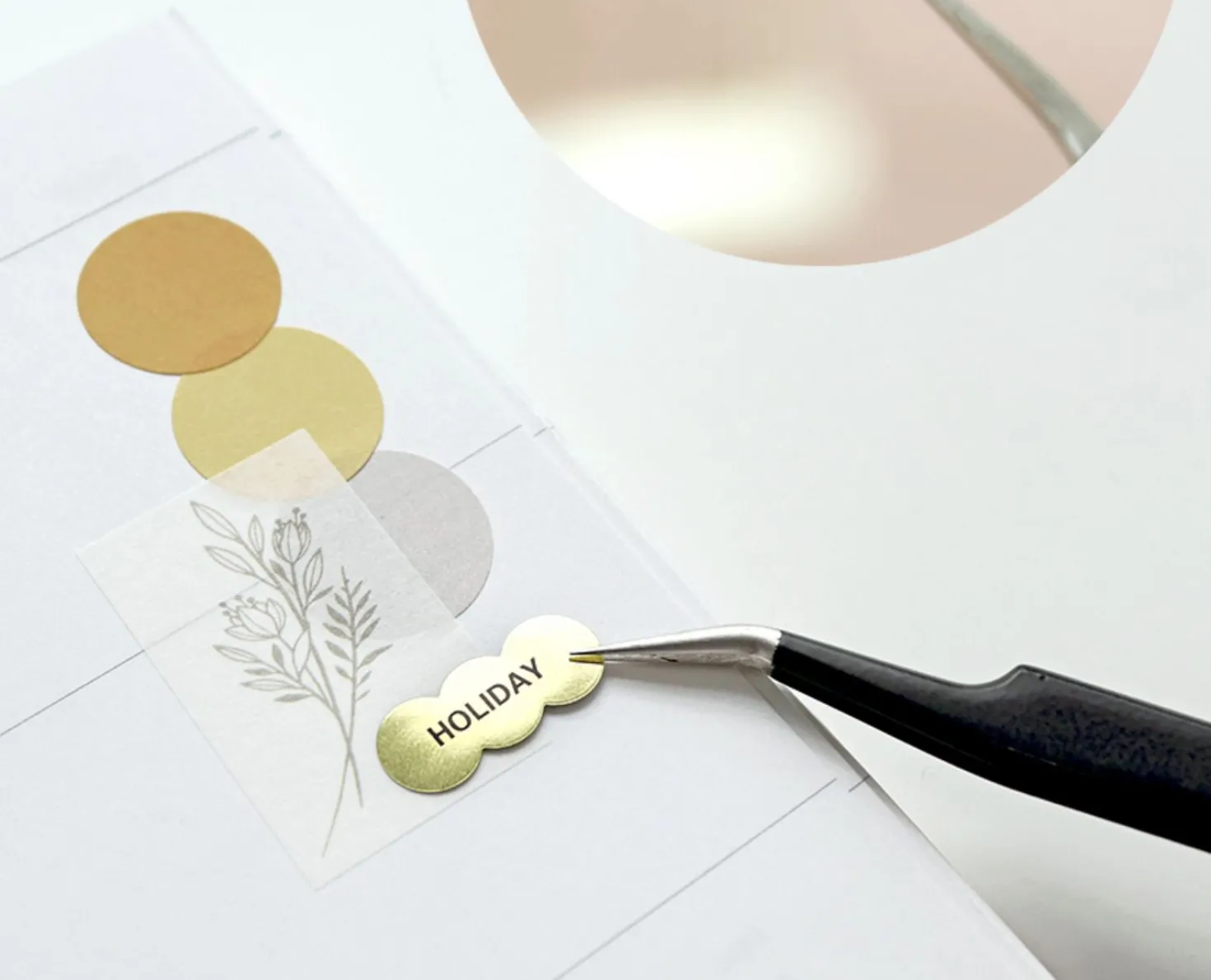 Gold Deco Sticker