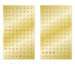 Gold Deco Sticker