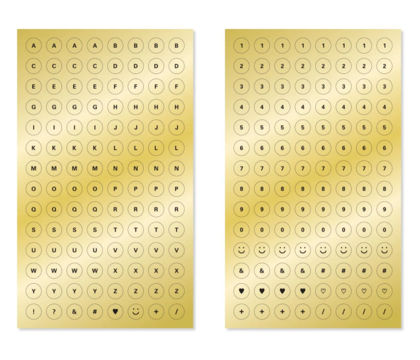 Gold Deco Sticker